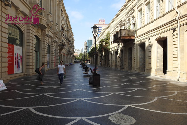 خیابان نظامی (Nizami Street) در شهر باکو