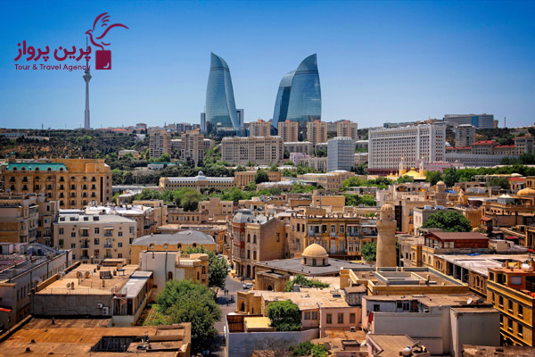 شهر قدیمی (ایچری شهر) میراث جهانی یونسکو و برج های شعله (Flame Towers)