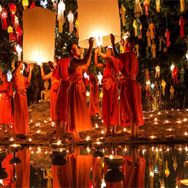 جشنواره نور تایلند LOY KRATHONG AND YI PENG