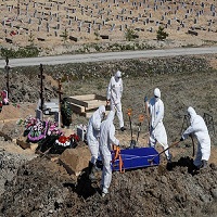 آمار بالای تلفات کرونا در مسکو ماه می